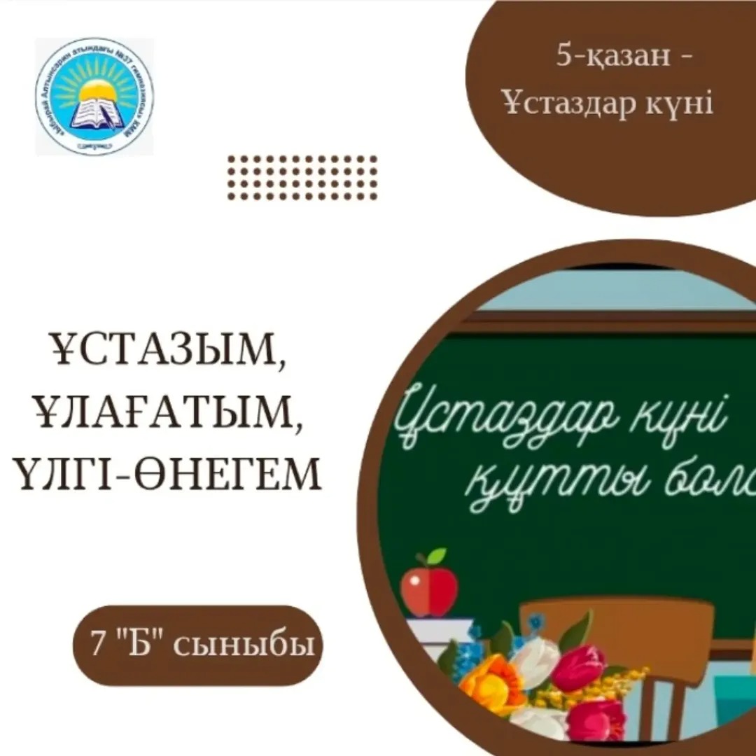 5-қазан - Ұстаздар күніне орай гимназия оқушылары мұғалімдеріне жүректен шыққан жылы сөздерін арнады.