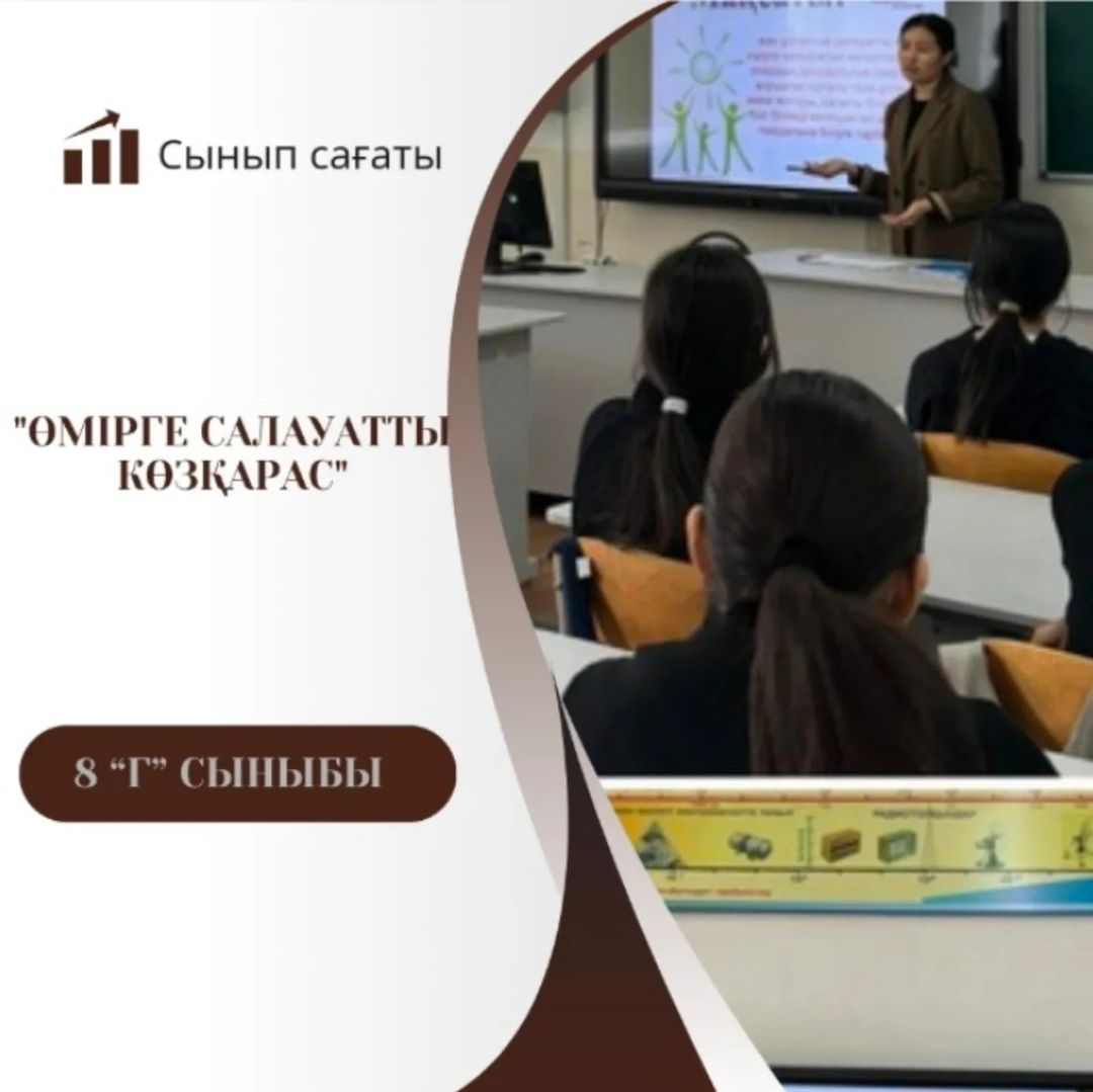 8 “Г” сыныбында “Өмірге салауатты көзқарас”. 15 қараша - Ұлттық валюта - теңге күні.