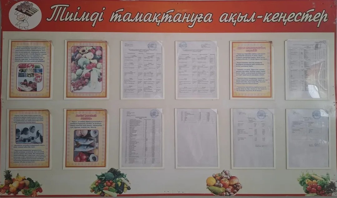 Мектеп асханасы оқушылардың денсаулығы мен білім алуына тікелей әсер ететін маңызды орын. Қазіргі таңда қала мектептерінде “Әлеуметтік әмиян” жүйесі белсенді түрде енгізілуде.